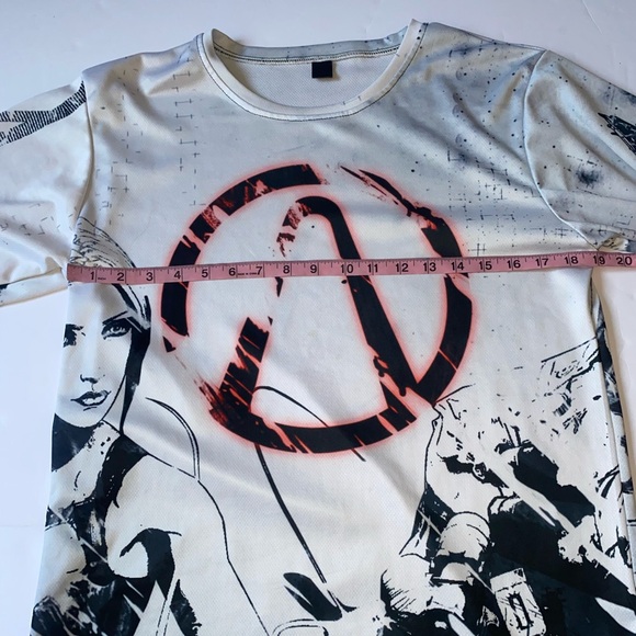 Borderlands Graphic T-Shirt Men’s L – Vault Logo Gaming Tee - Picture 3 of 5